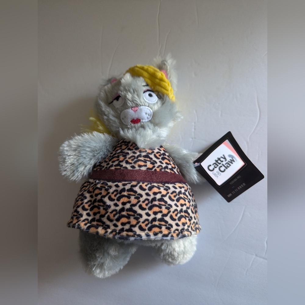 Barkbox Catty Claw Squeaking Dog Toy